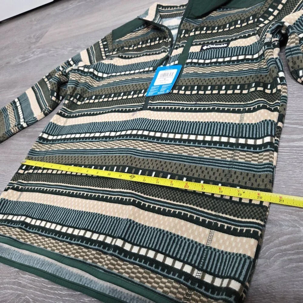 NWT Columbia Men's Sweater Weather Printed Half Zip II Sweater Medium